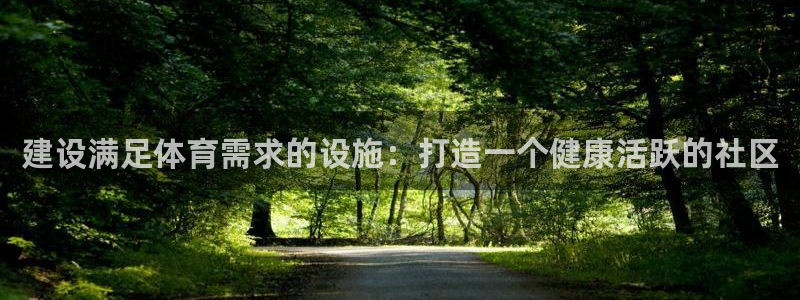 意昂体育3平台注册要钱吗：建设满足体育需求的设施：打