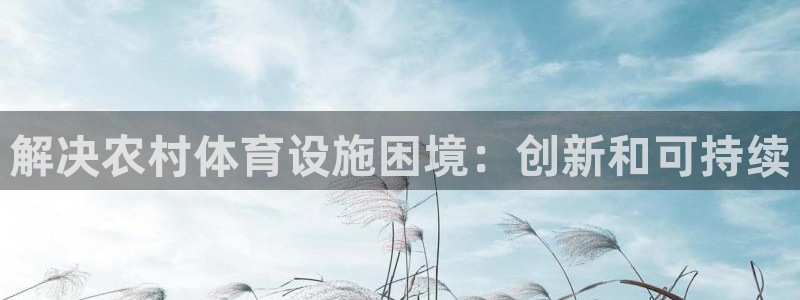 意昂体育3平台：解决农村体育设施困境：创新和可持续