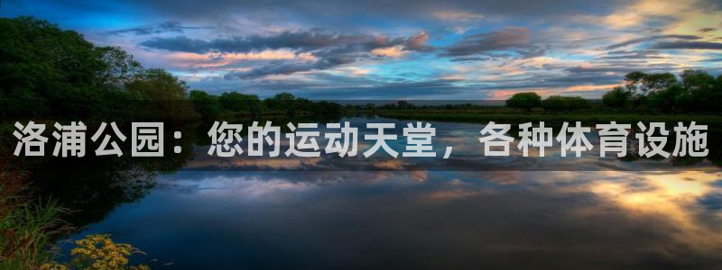 意昂体育3注册：洛浦公园：您的运动天堂，各种体育设施