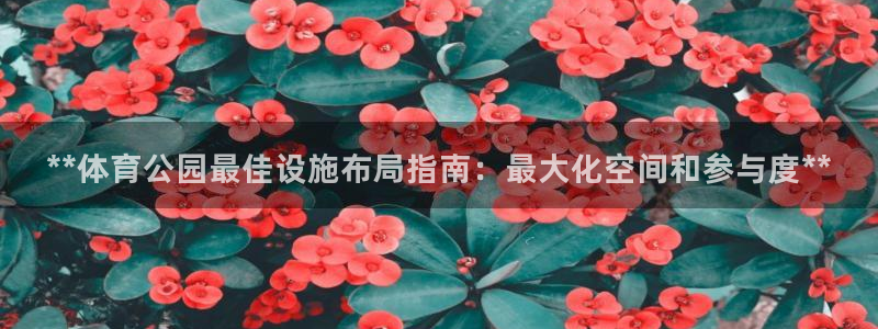 意昂体育3招商电话地址查询：**体育公园最佳设施布局