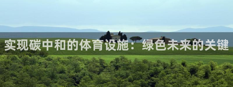 意昂体育3开户：实现碳中和的体育设施：绿色未来的关键