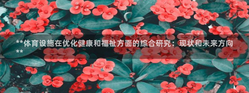 意昂3娱乐是那个系列的台子：**体育设施在优化健康和