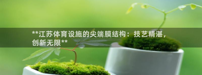 注册意昂3：**江苏体育设施的尖端膜结构：技艺精湛，