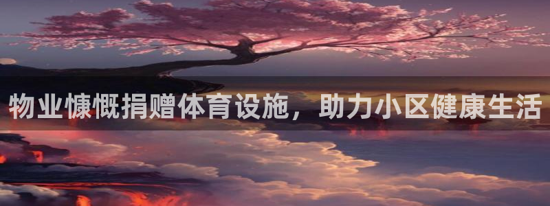 意昂3娱乐首页网站大全：物业慷慨捐赠体育设施，助力小