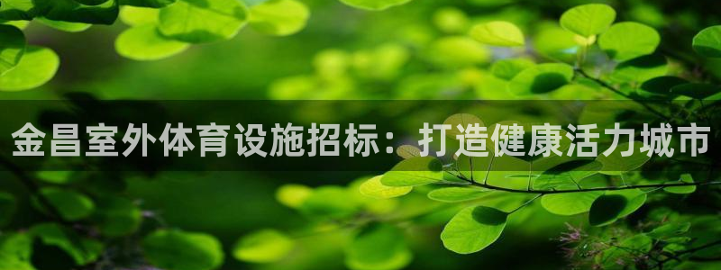 意昂体育3招商电话地址是多少：金昌室外体育设施招标：