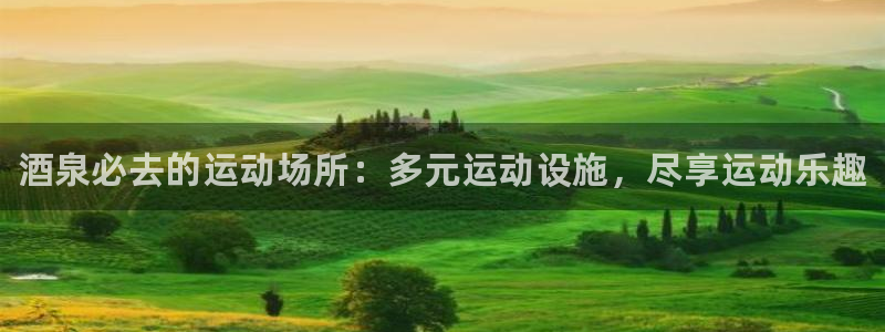 意昂体育3招商电话号码：酒泉必去的运动场所：多元运动设施，尽
